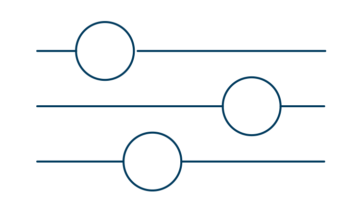 Abstract graphic design image representing customization