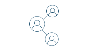 Abstract graphic design image representing connection